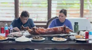 PRESIDENT RODRIGO DUTERTE LECHON