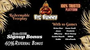 BIG BUNNY SIGN UP BONUS